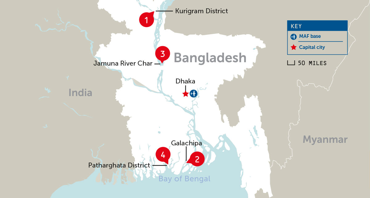 Map of Bangladesh